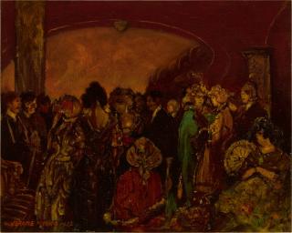 Jerome Myers - Theatre Lobby, Intermission