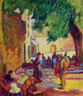 Jerome S. Blum - Village Square