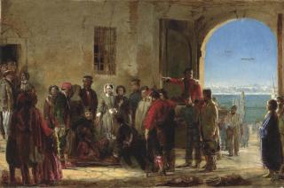 Jerry Barrett - The Mission of Mercy: Florence Nightingale receiving the Wounded at Scutari