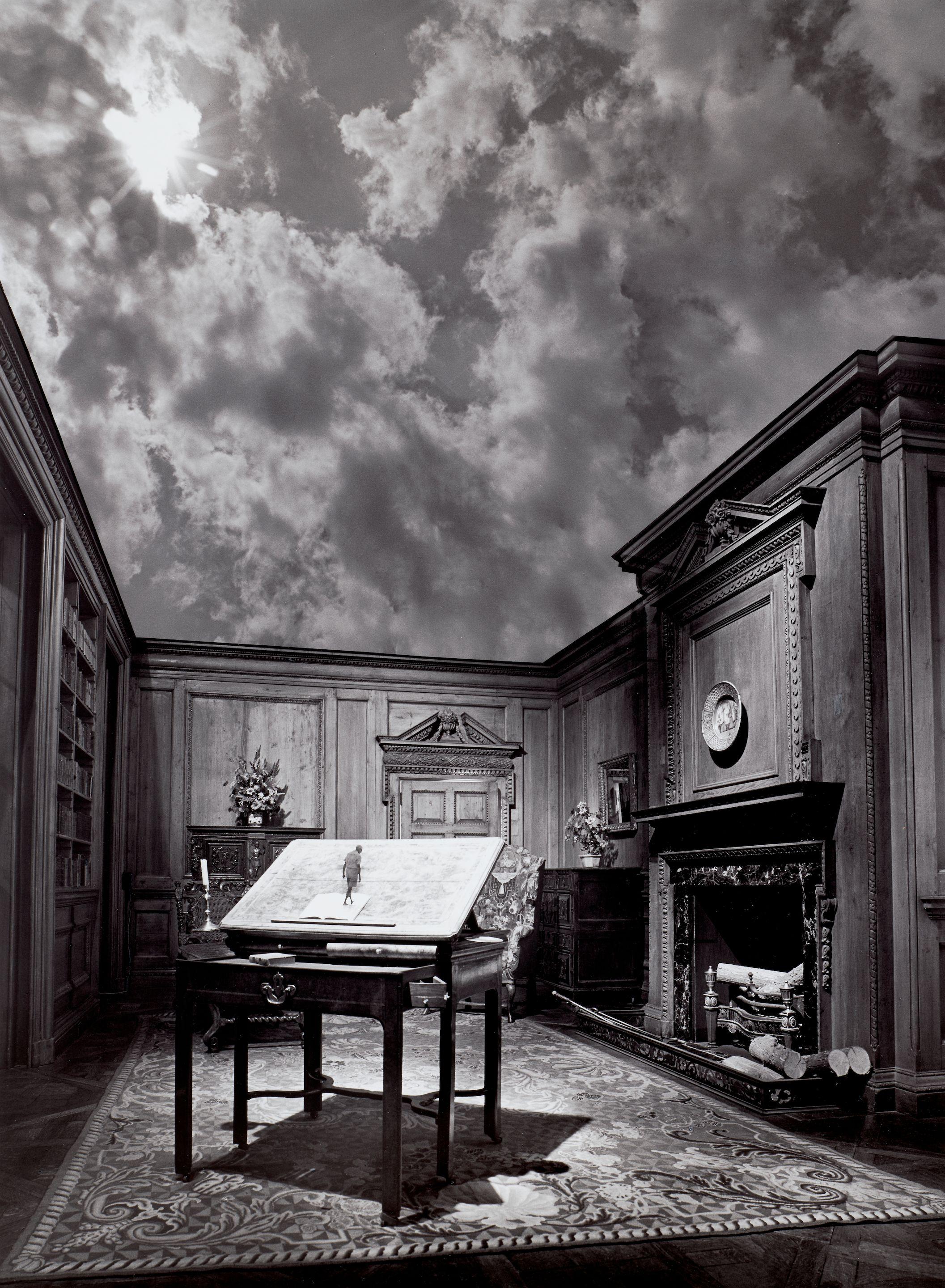 Jerry Uelsmann - Untitled (Philosopher\'s Desk)