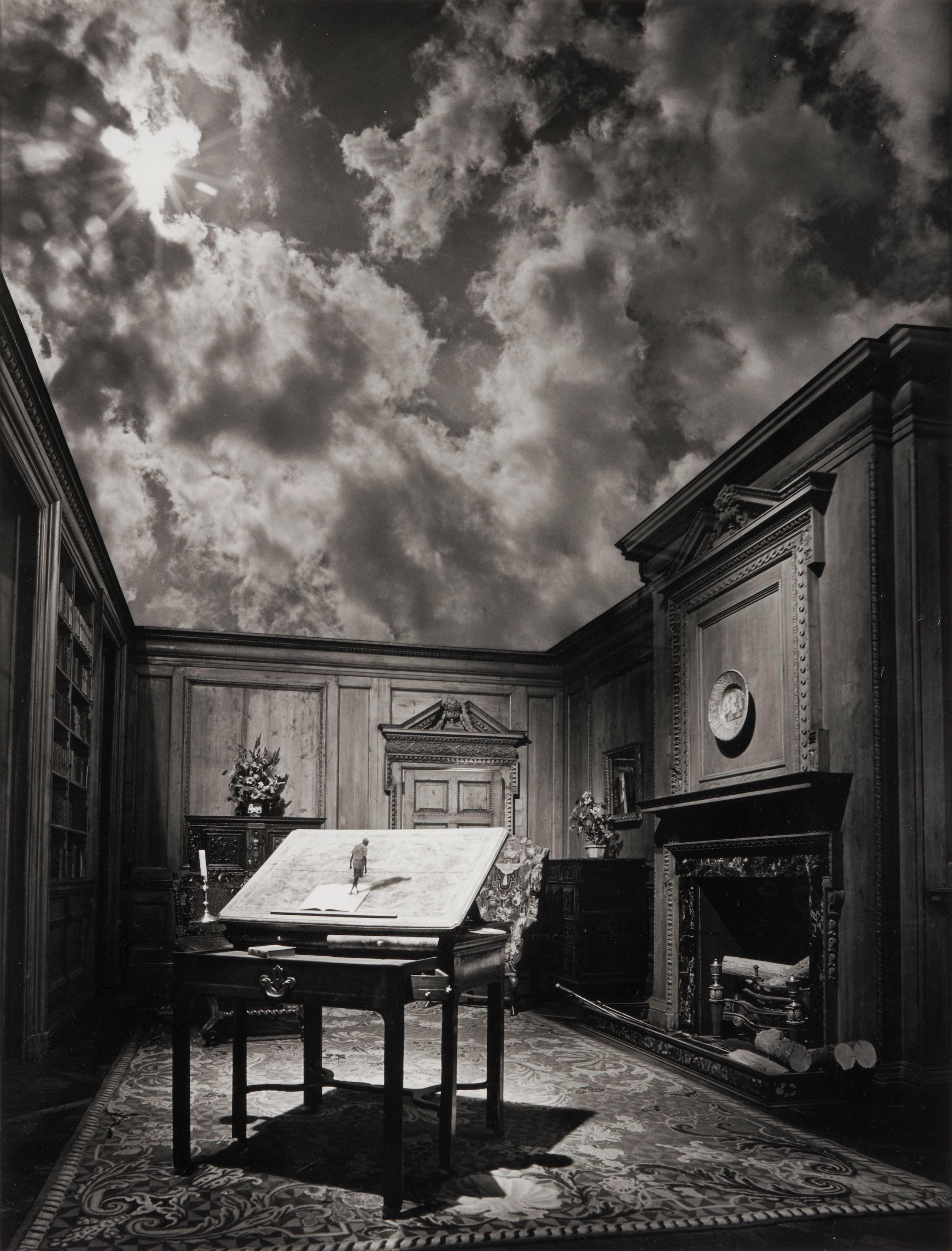 Jerry Uelsmann - Untitled (Philosopher\'s Desk)