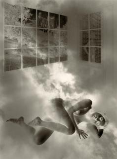 Jerry Uelsmann - Untitled (Solarized Woman)