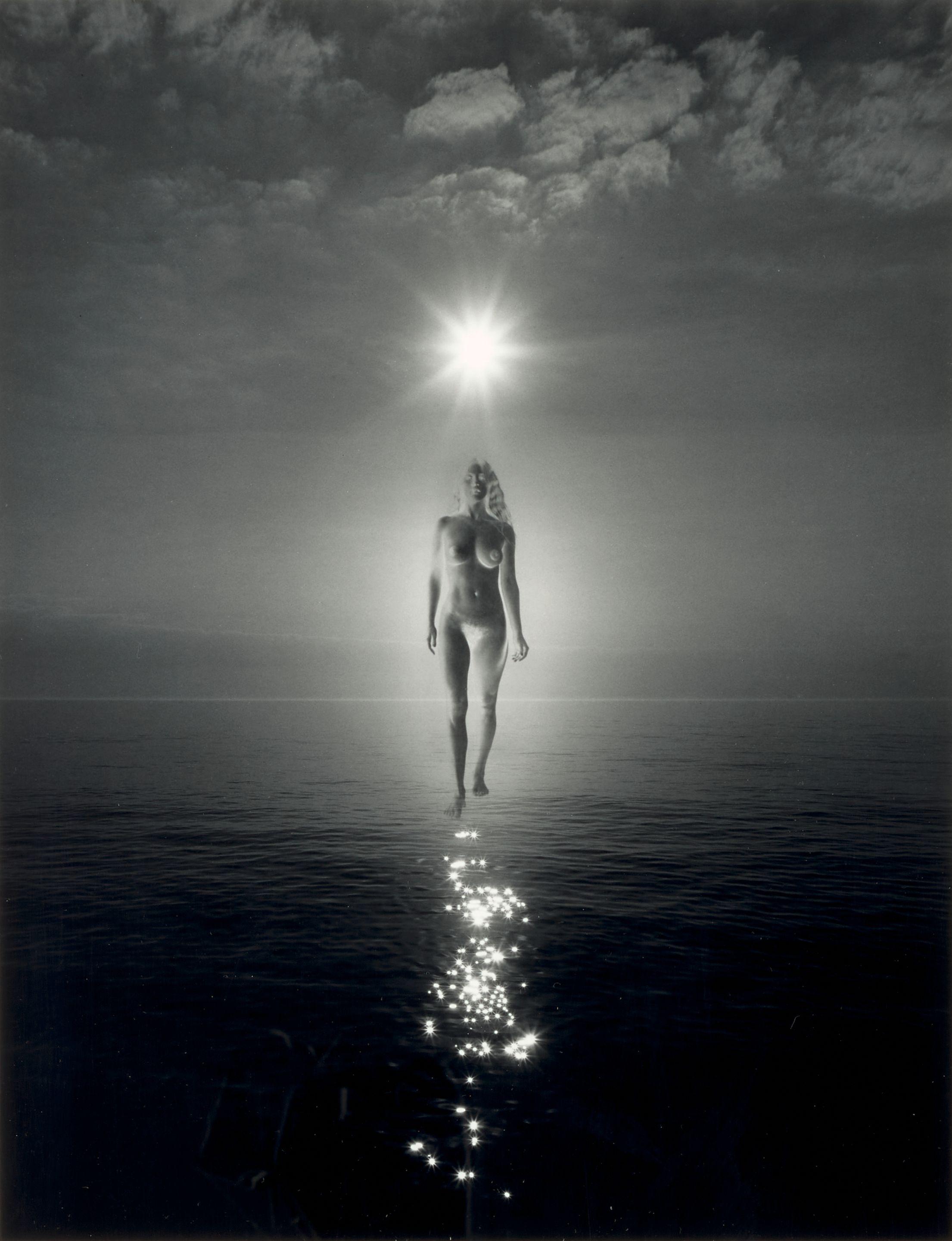 Jerry Uelsmann - Untitled (Woman Walking on Water)