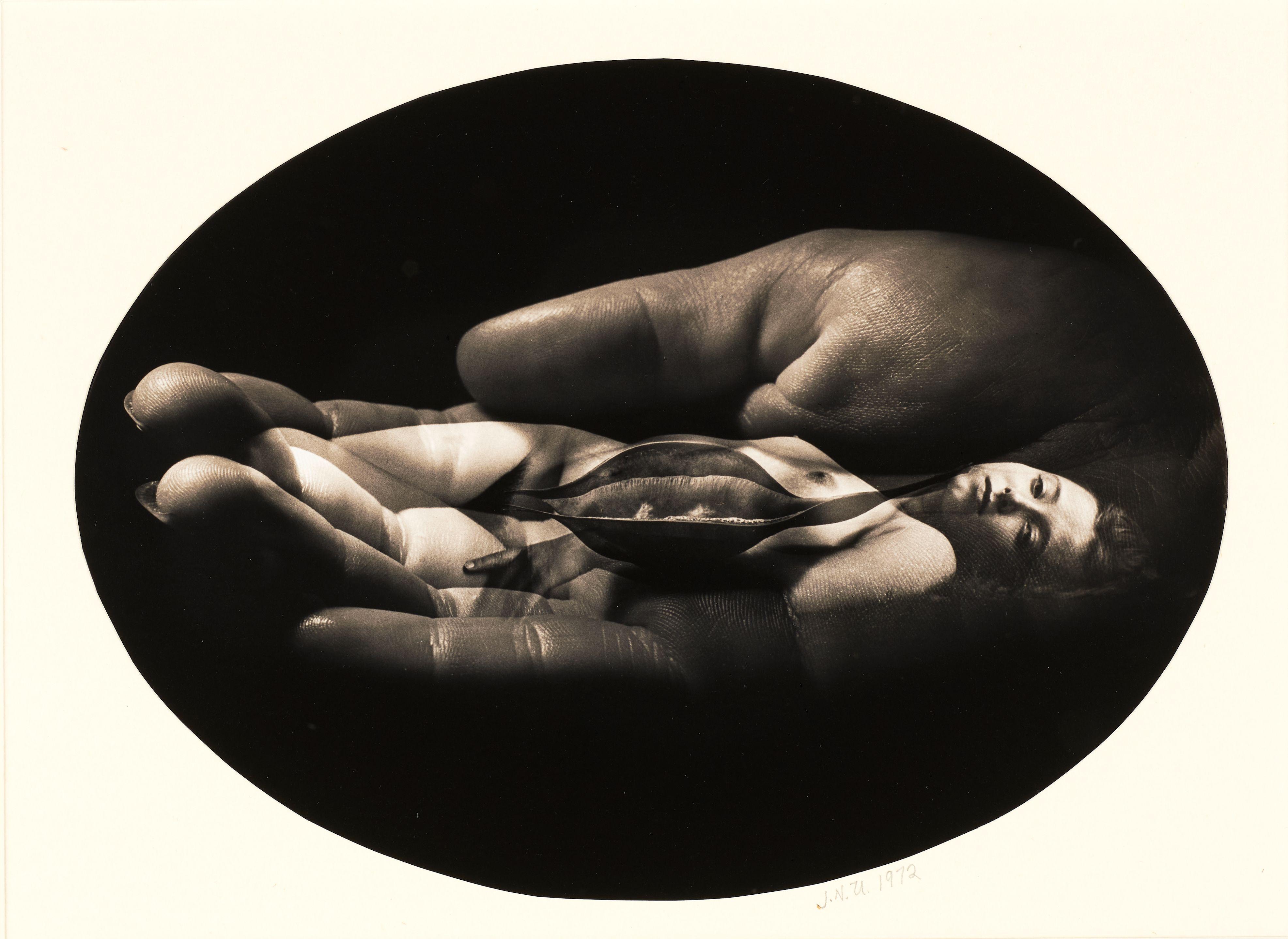 Jerry Uelsmann - Woman, Hand, Pod