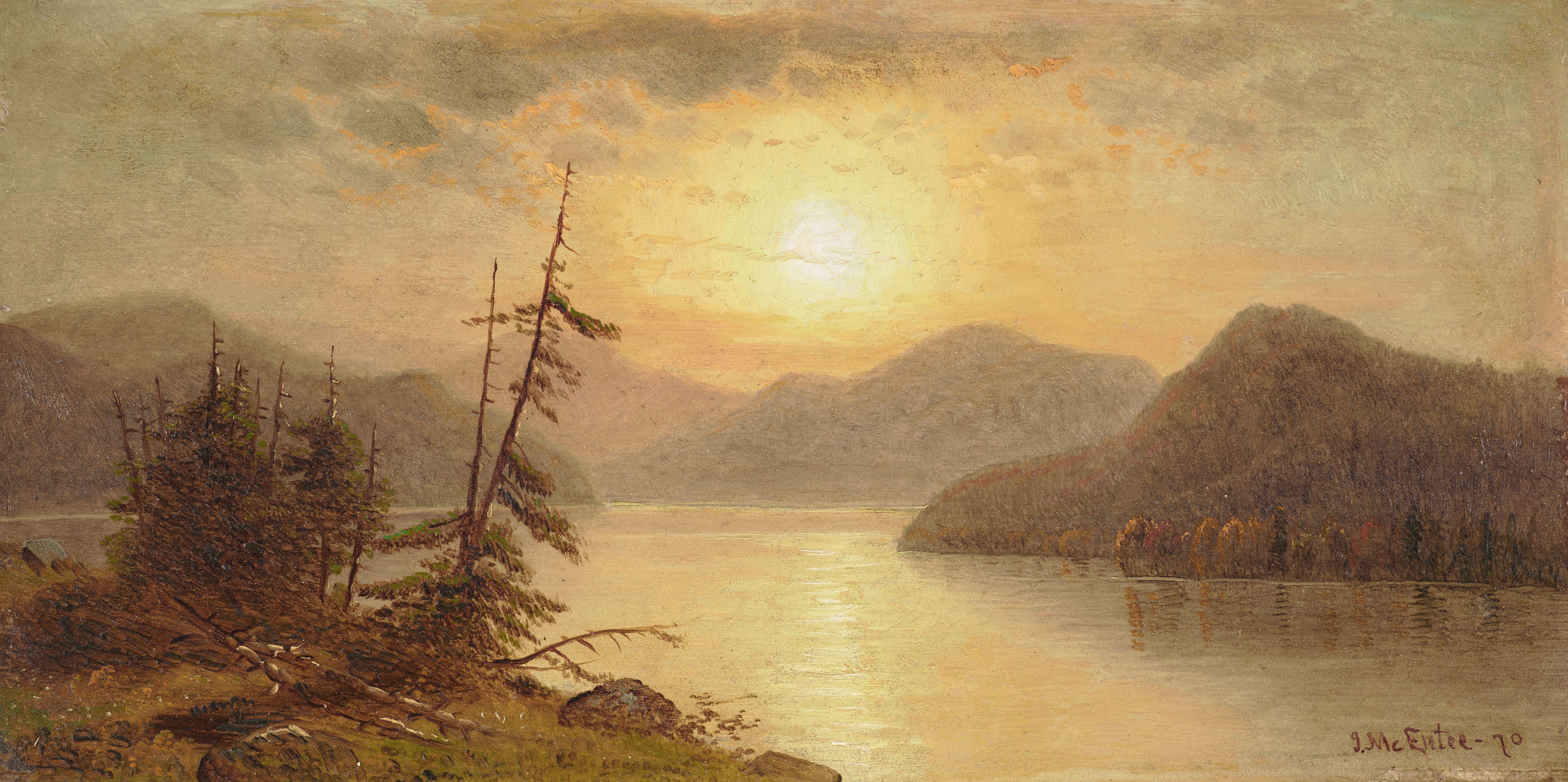 Jervis McEntee - Northwoods Lake