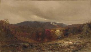 Jervis Mcentee - October in the Catskills