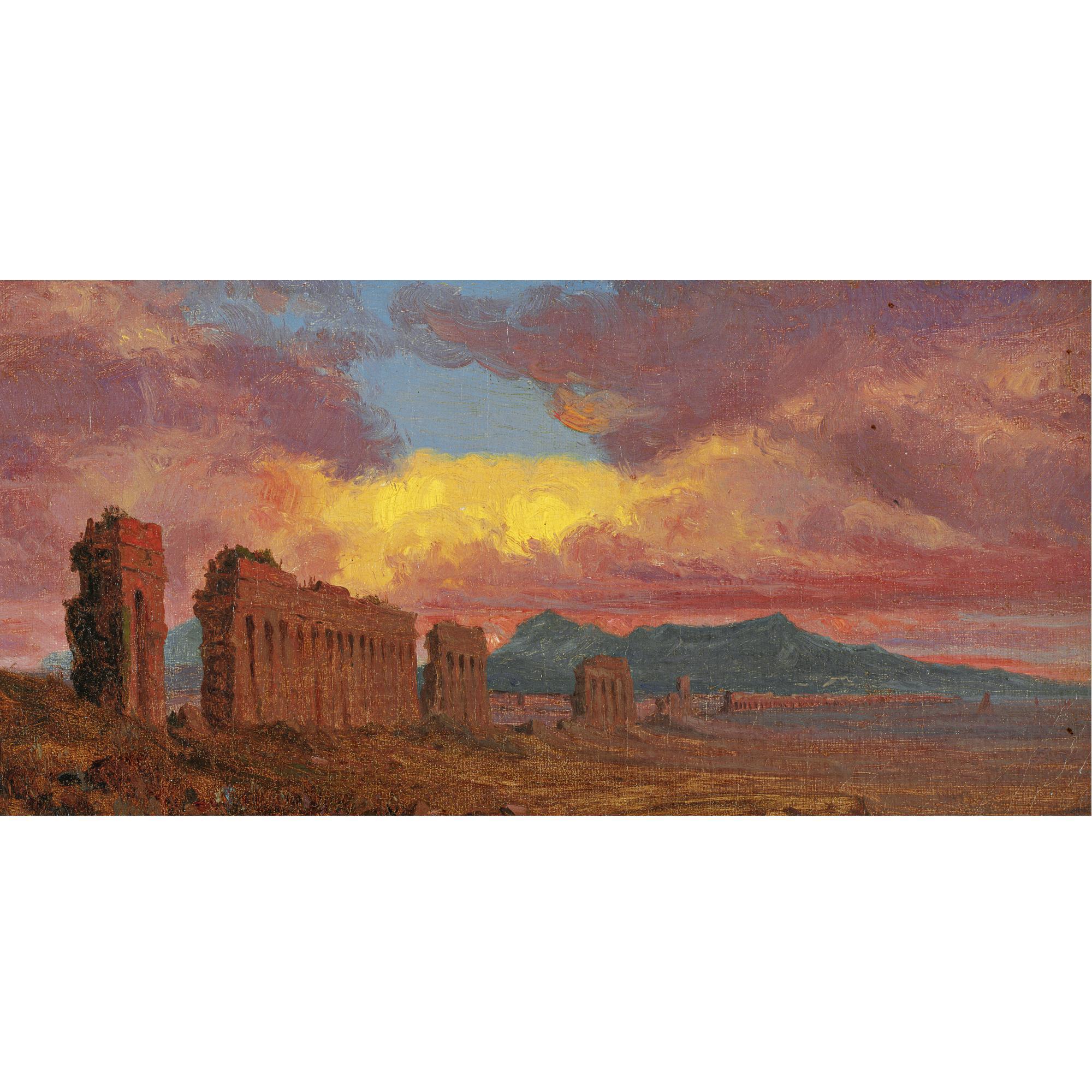 Jervis McEntee - Roman Aqueduct