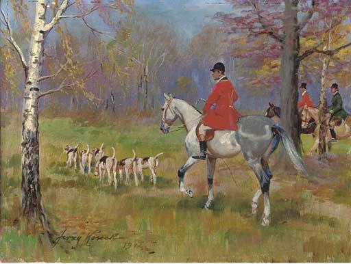 Jerzy Kossak - On the scent