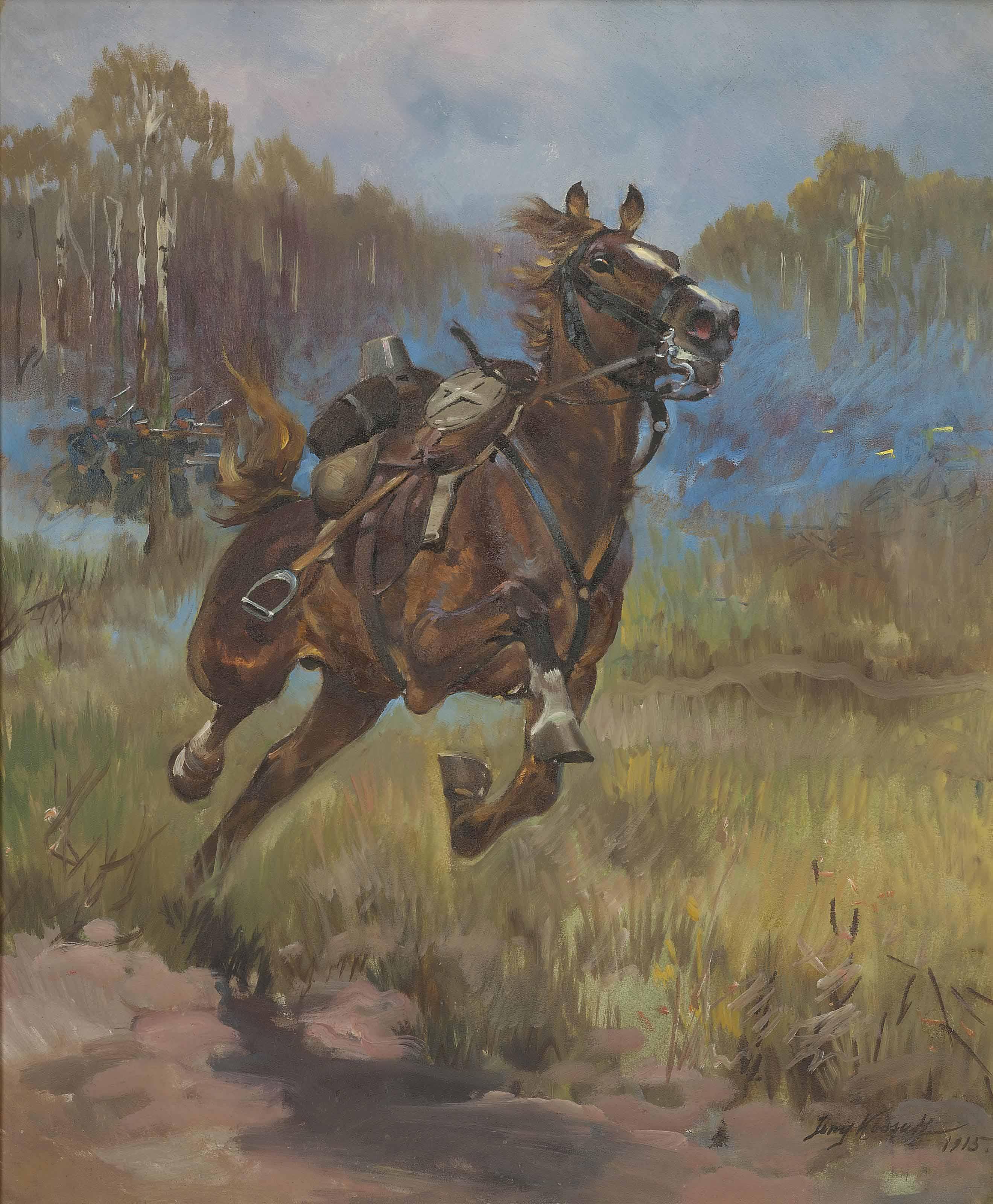 Jerzy Kossak - The runaway