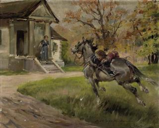 Jerzy Kossak - The runaway
