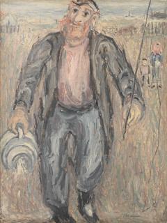 Jésékiel David Kirszenbaum - The fisherman/ The violinist