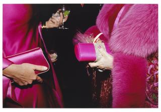 Jessica Craig-Martin - Dragon Red & Cherry Blossom Pink Party, New York, 2000