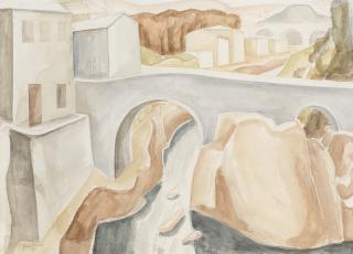 Jessica Dismorr - Bridge at Ceret