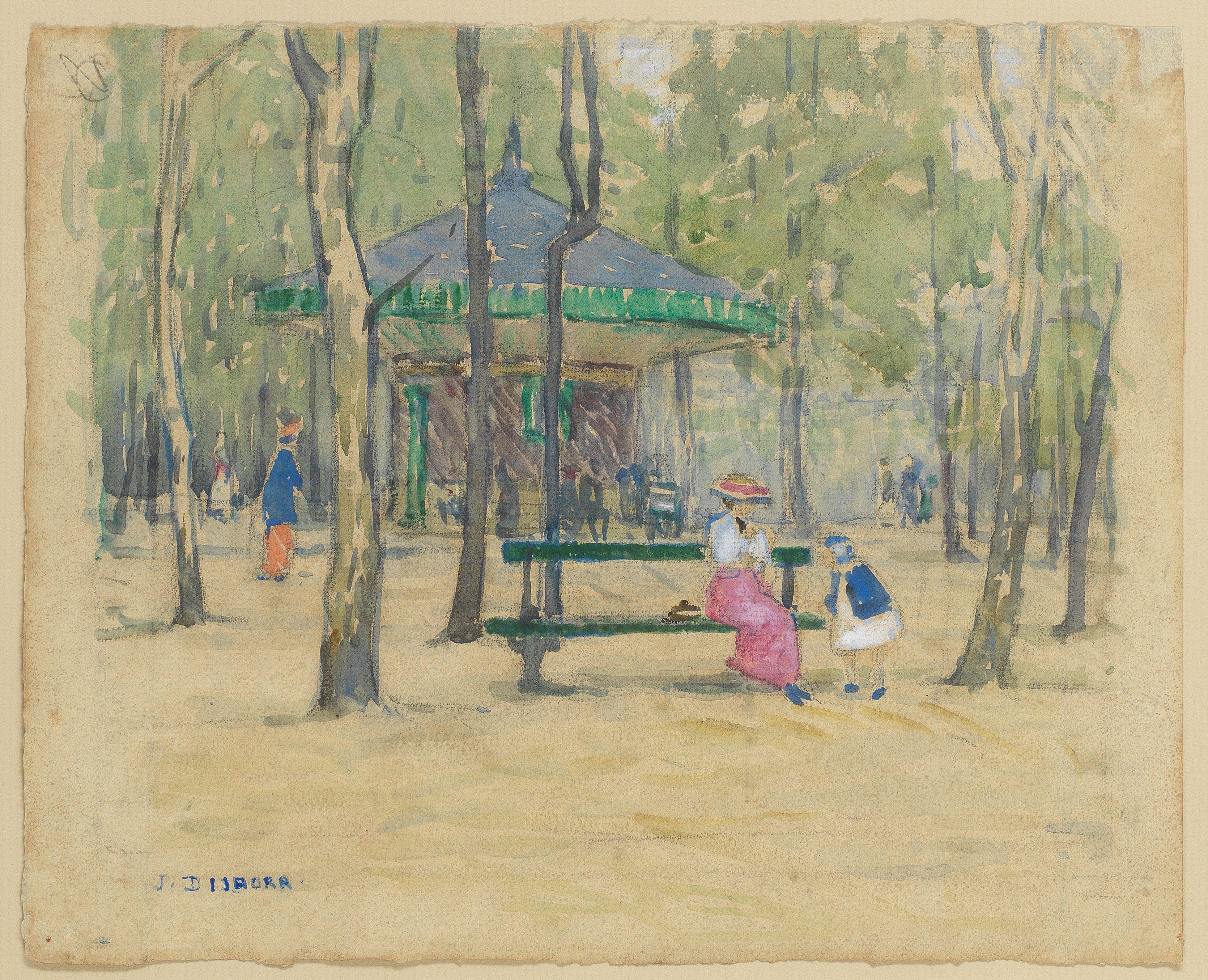 Jessica Dismorr - Luxembourg Gardens