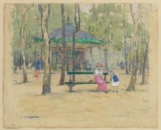 Jessica Dismorr - Luxembourg Gardens