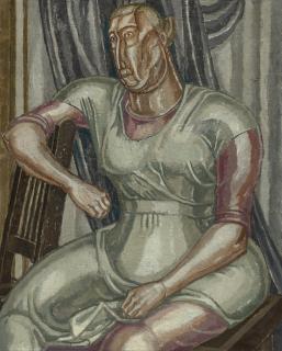 Jessica Dismorr - Portrait of a Woman Seated