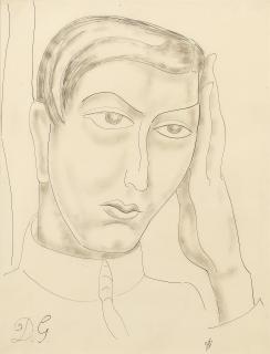 Jessica Dismorr - Portrait of David Gascoyne