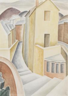 Jessica Dismorr - Pyrennean Town