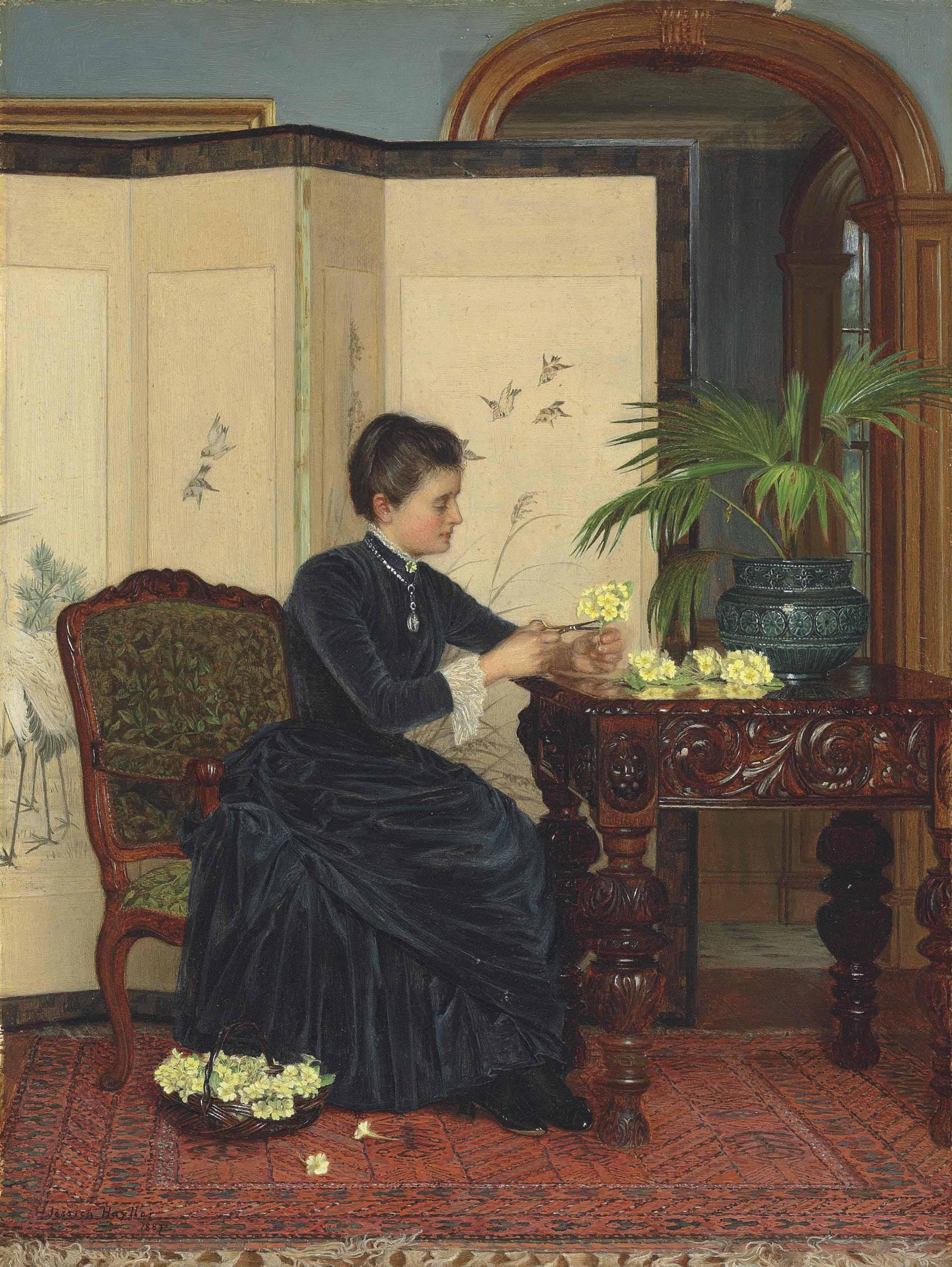 Jessica Hayllar - Primroses