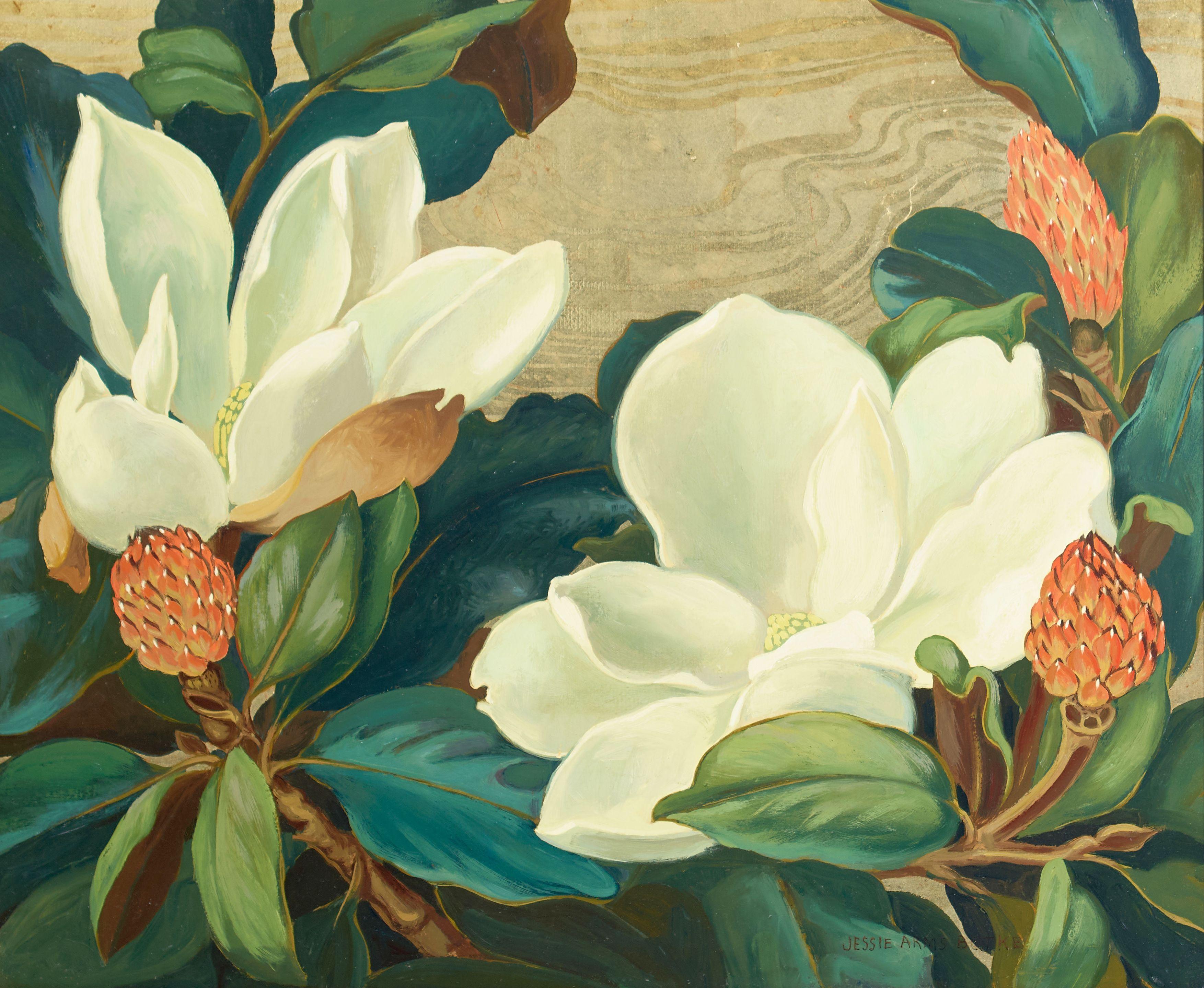 Jessie Arms Botke - Magnolias
