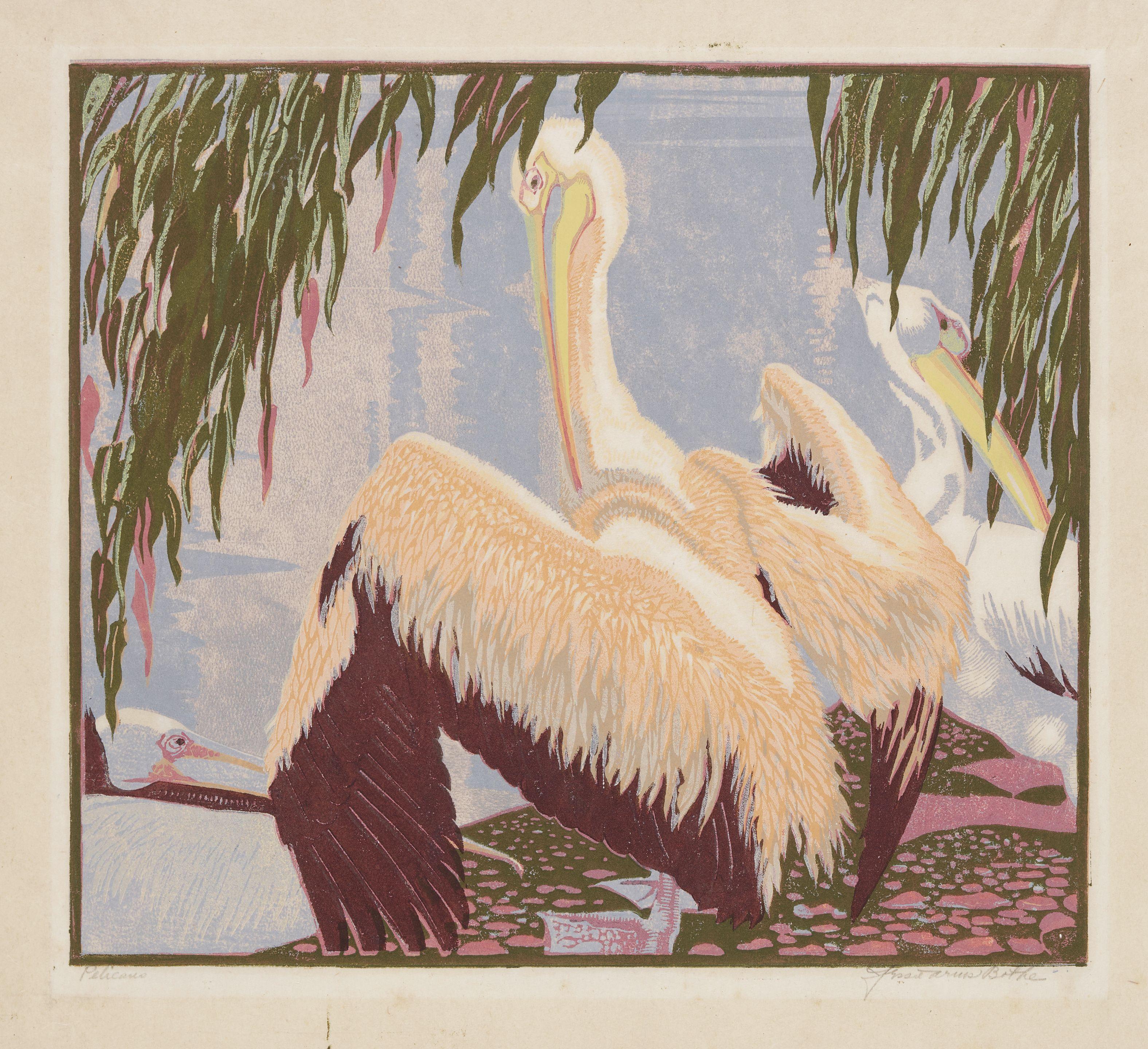 Jessie Arms Botke - Pelicans