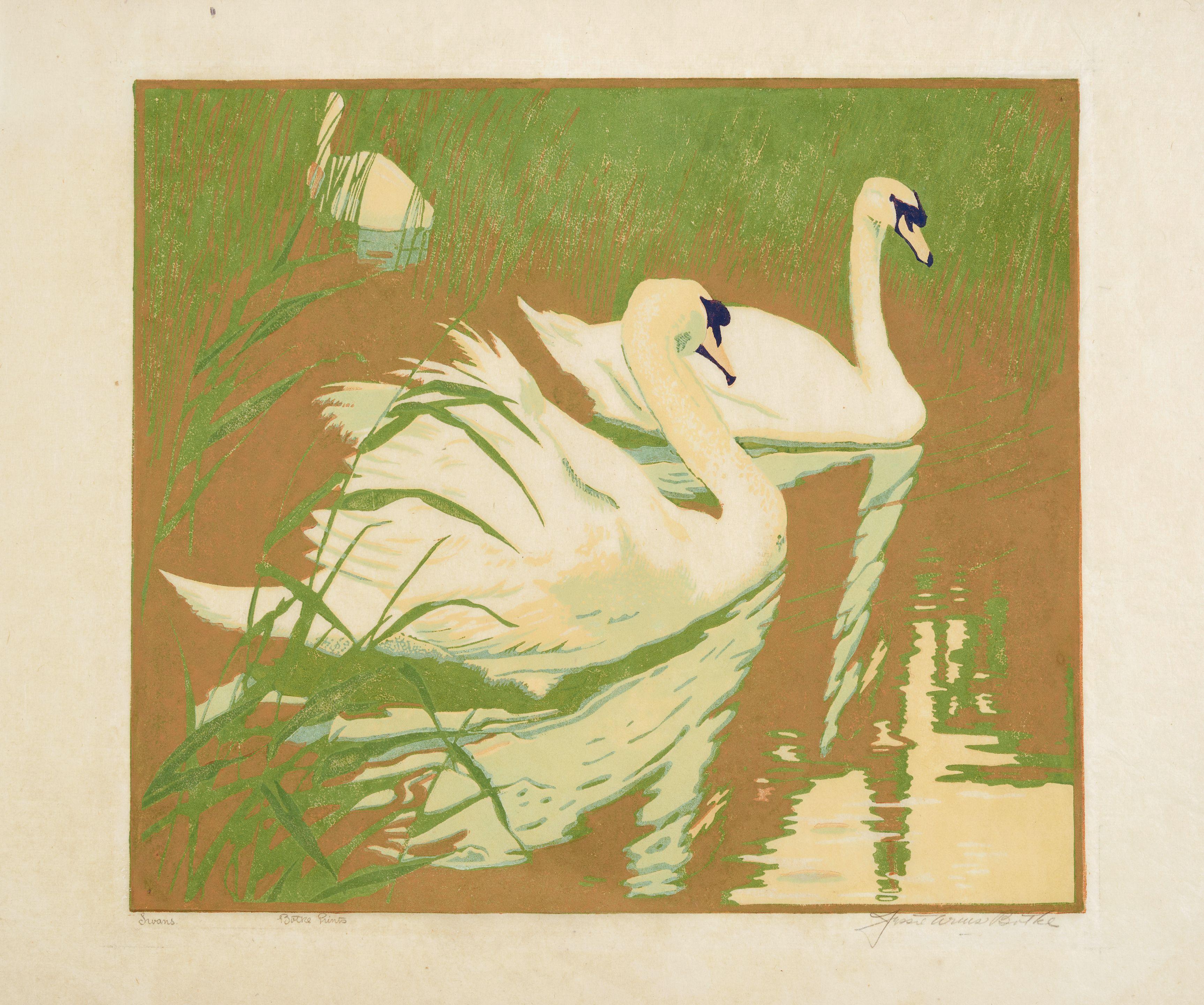 Jessie Arms Botke - Swans