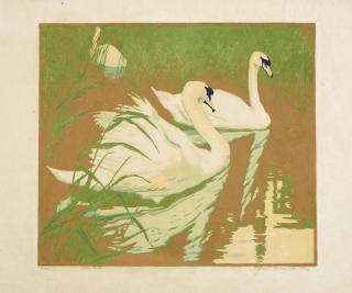 Jessie Arms Botke - Swans