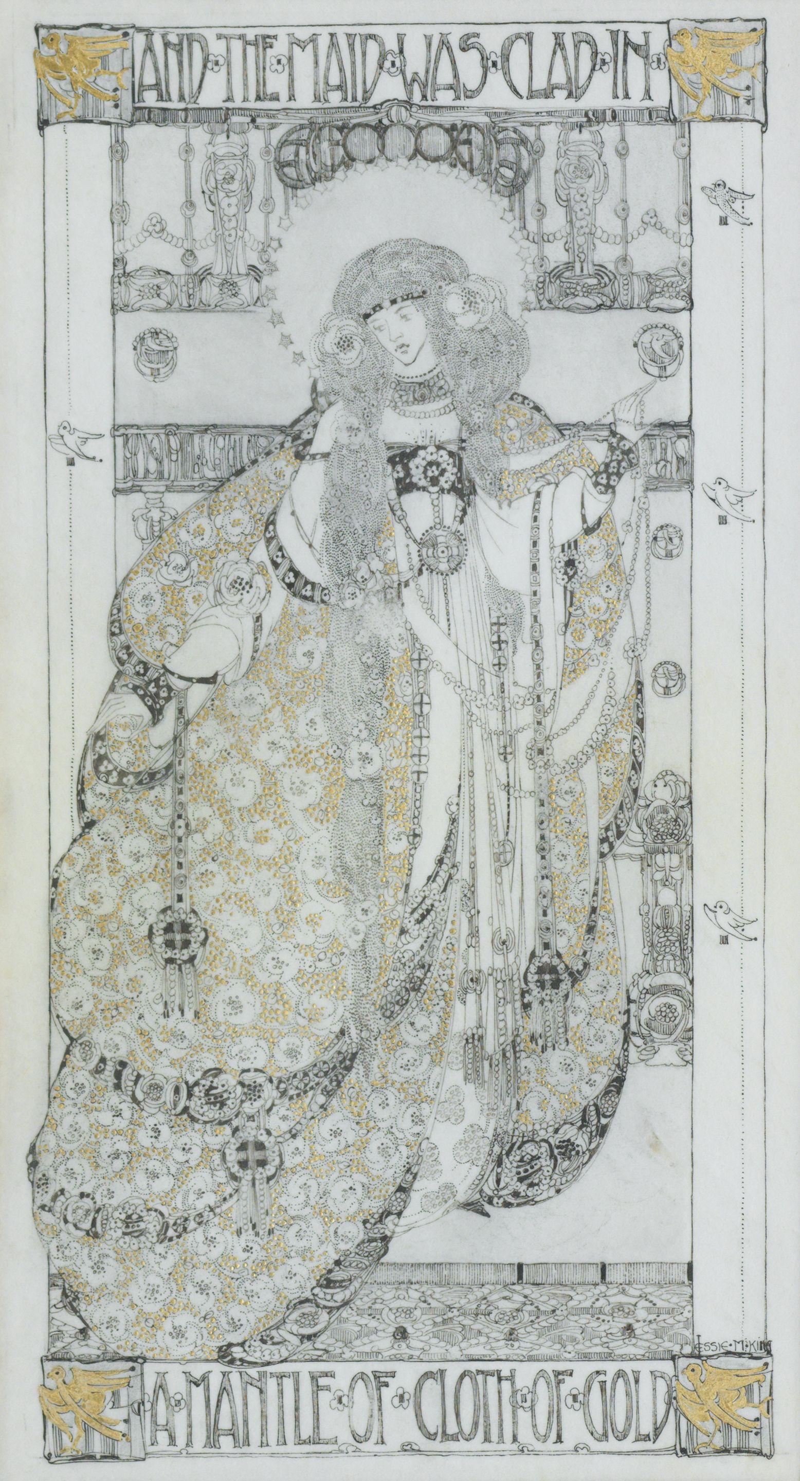 Jessie Marion King - And the Maid was clad in a Mantle of Gold