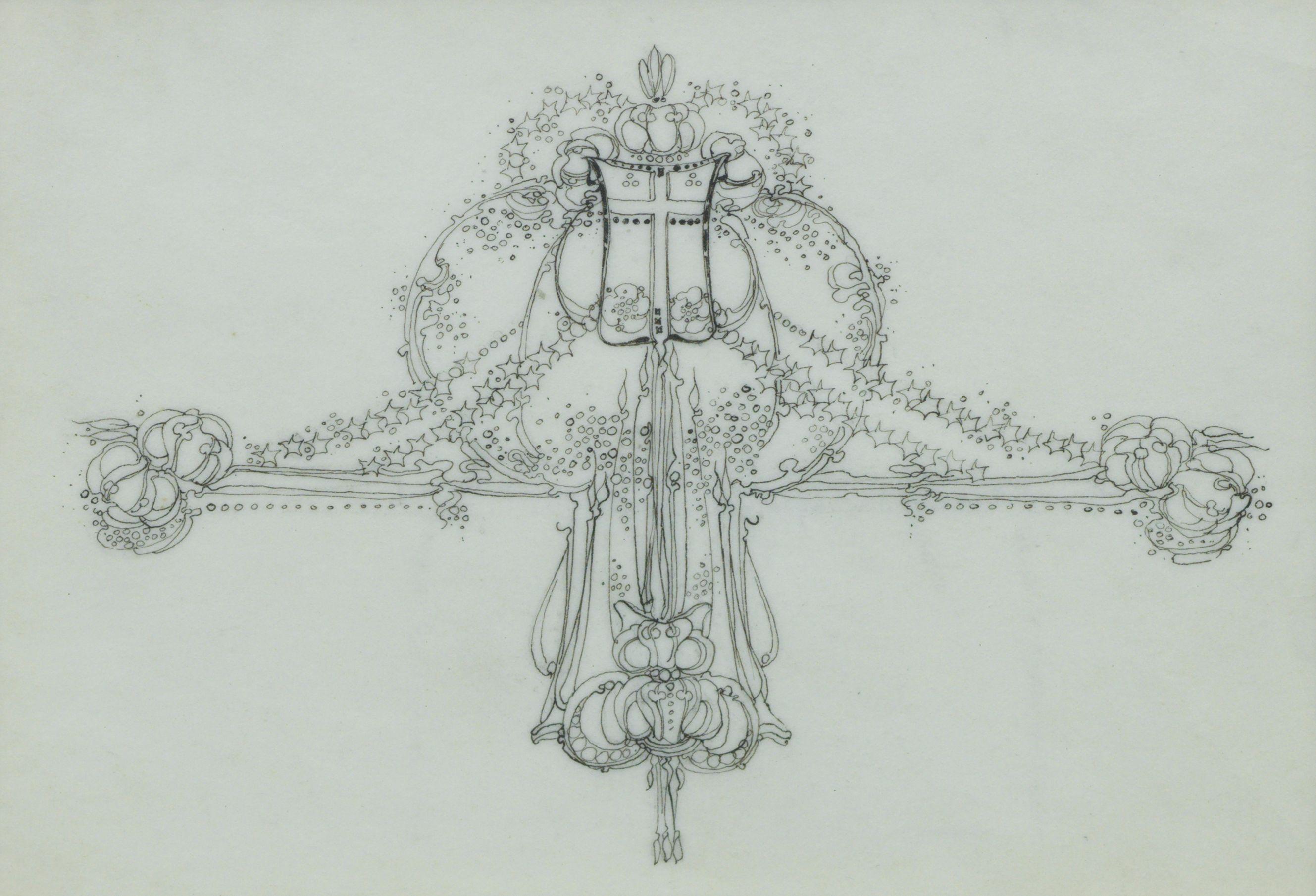 Jessie Marion King - Tailpiece from The High History of the Holy Graal