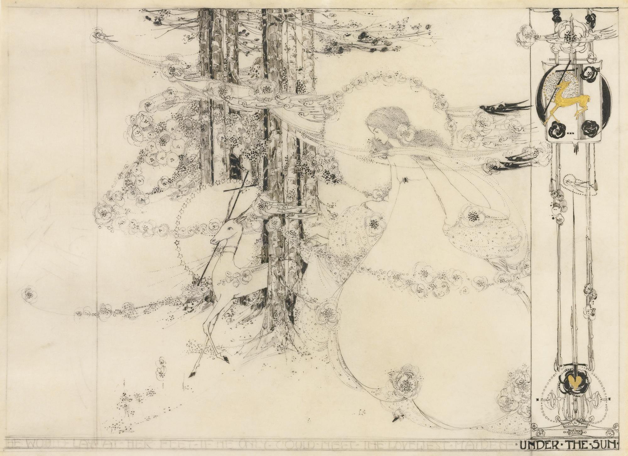 Jessie Marion King - The Little Maid And The White Hart