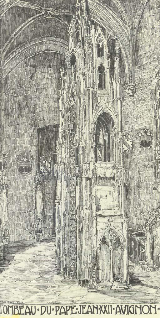 Jessie Marion King - Tomb of Pope John XXII, Avignon