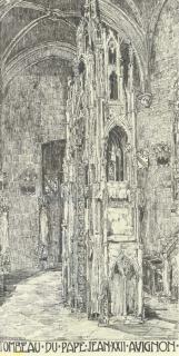 Jessie Marion King - Tomb of Pope John XXII, Avignon