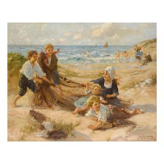 Jessie Mcgeehan - Children Playing On The Beach