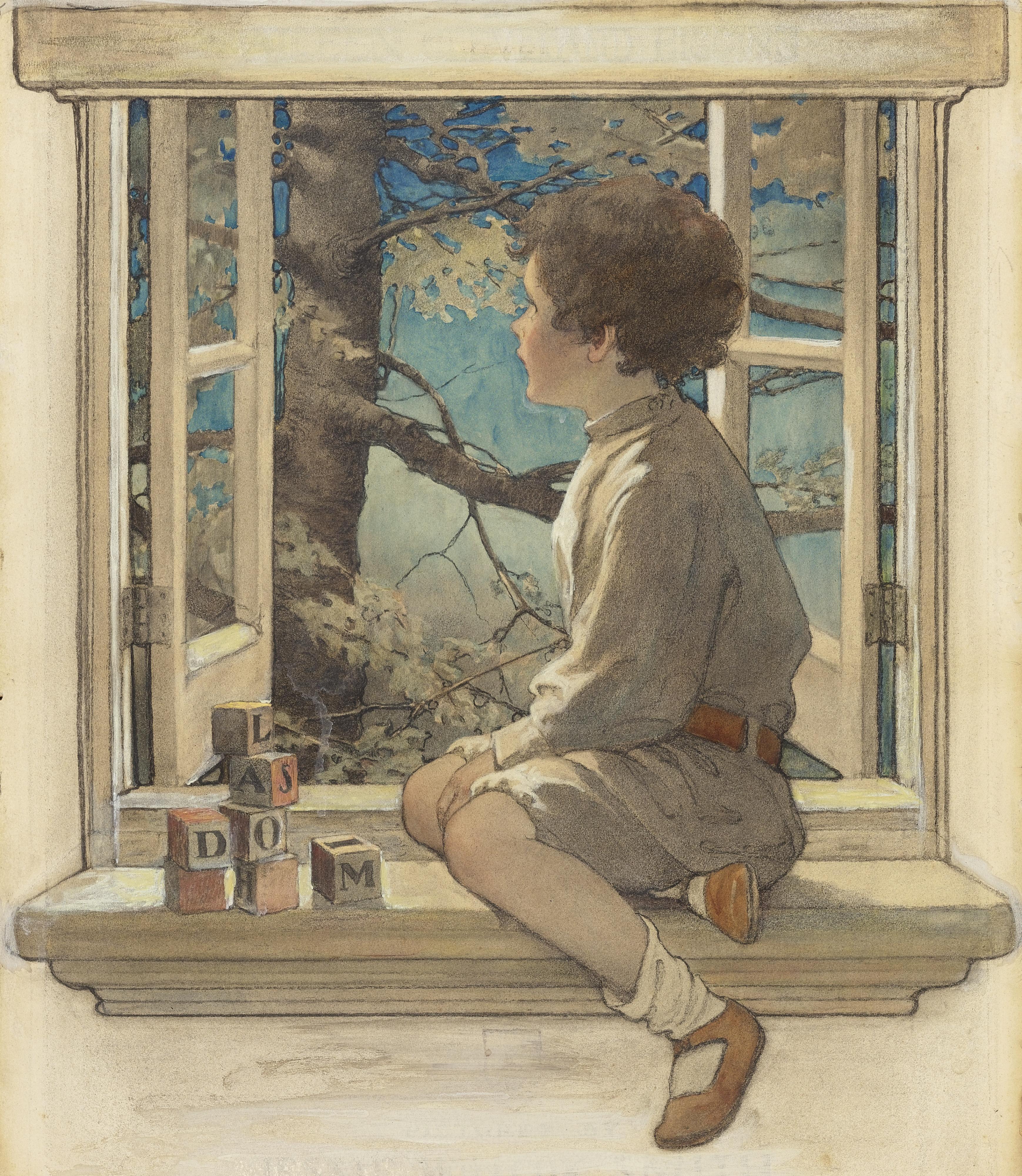 Jessie Willcox Smith - Dream Blocks