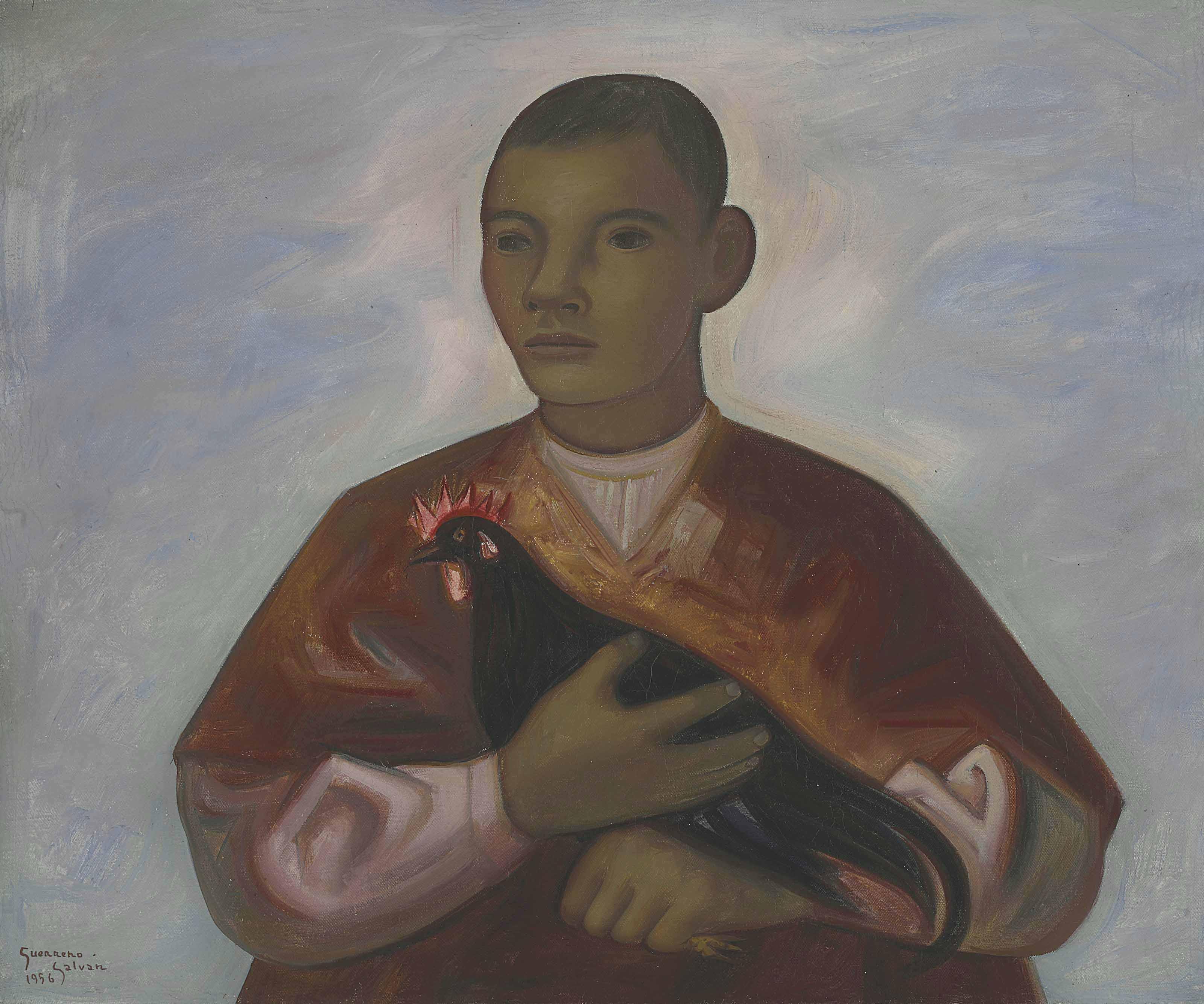 Jesús Guerrero Galván - Boy with Rooster