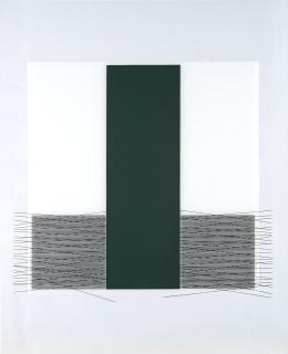 Jesus Rafael Soto - Composicion en verde y blanco (from the Jay-Alai series)