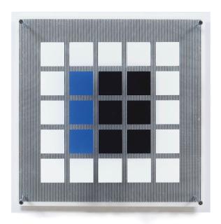 Jesús Rafael Soto - Cuadrados Vibrantes. 1979.