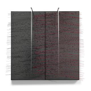 Jesús Rafael Soto - Curbas Interferentes Rojas y Negras