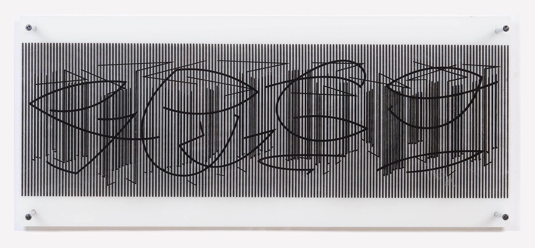 Jesús Rafael Soto - Escritura. 1978.