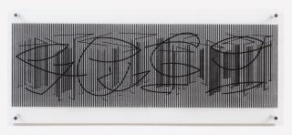 Jesús Rafael Soto - Escritura. 1978.