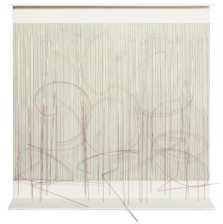 Jesus Rafael Soto - Escritura rosa panta