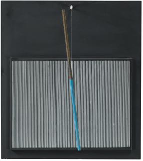 Jesus Rafael Soto - Incliné Bleu Et Noir