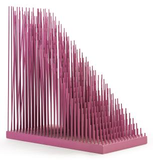 Jesús Rafael Soto - Progresión Rosa