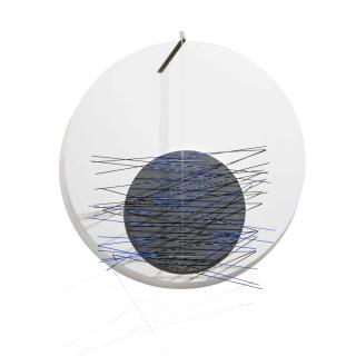 Jesús Rafael Soto - Rond avec cobalt