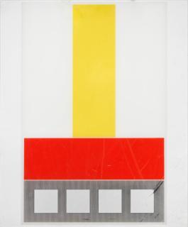 Jesús Rafael Soto - Serigrafia C, from \'Jai-Alai\'