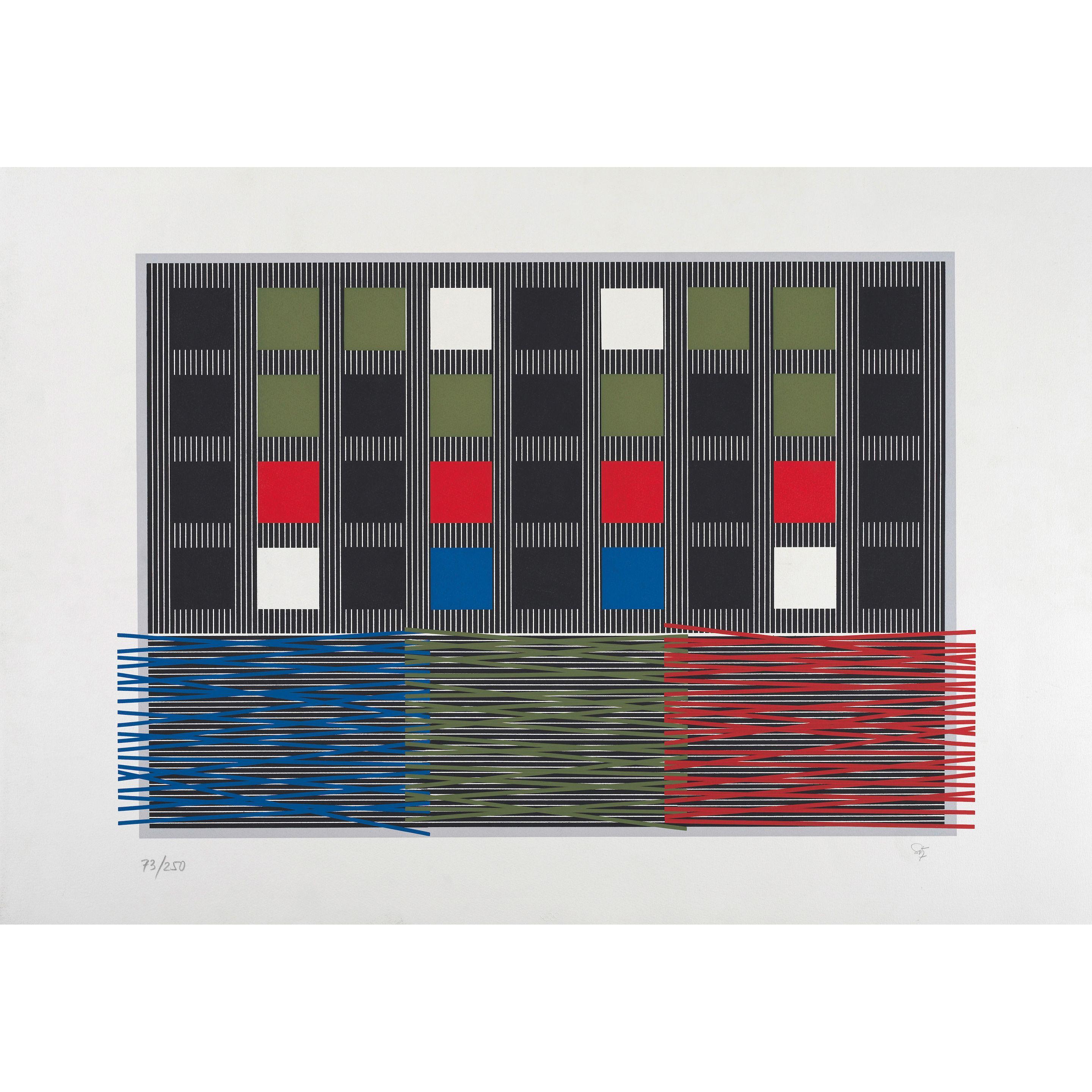 Jesús Rafael Soto - Untitled, from Olympic Centennial