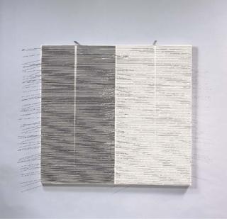 Jesus Raphael Soto - Tiges bleues et blanches