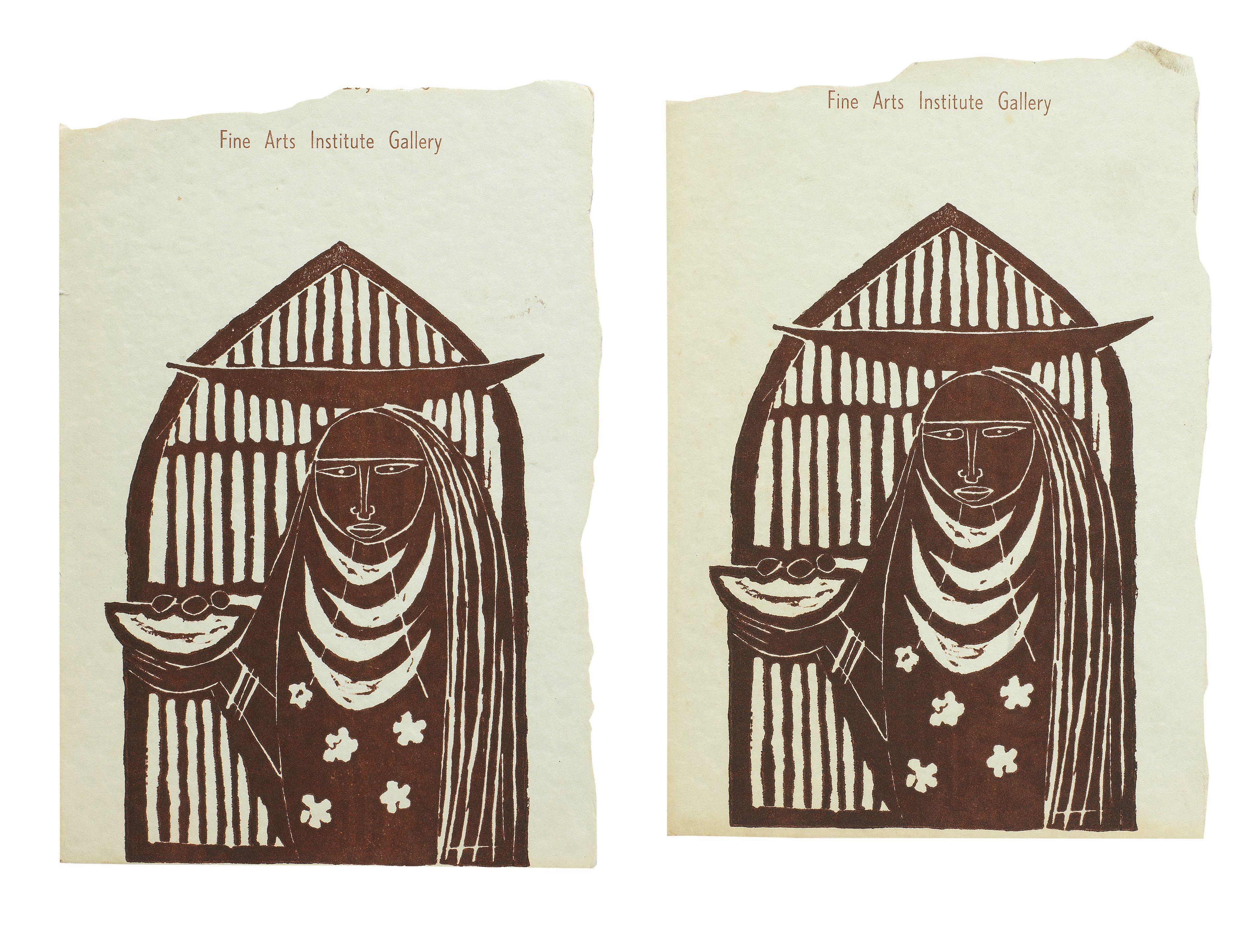 Jewad Selim - Art Exhibition Covers, Fine Arts Institute Gallery, Baghdad