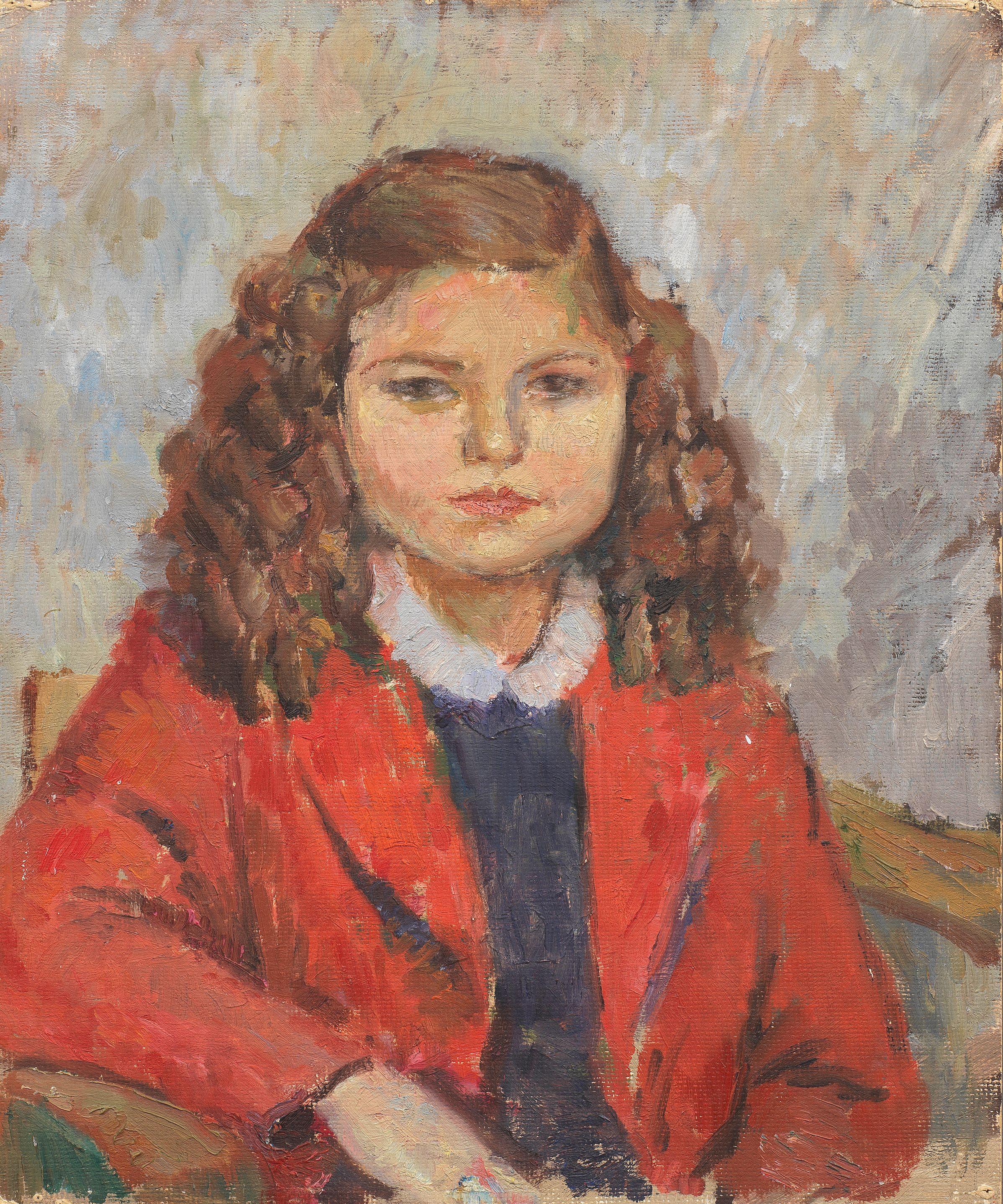 Jewad Selim - Portrait of Young Girl
