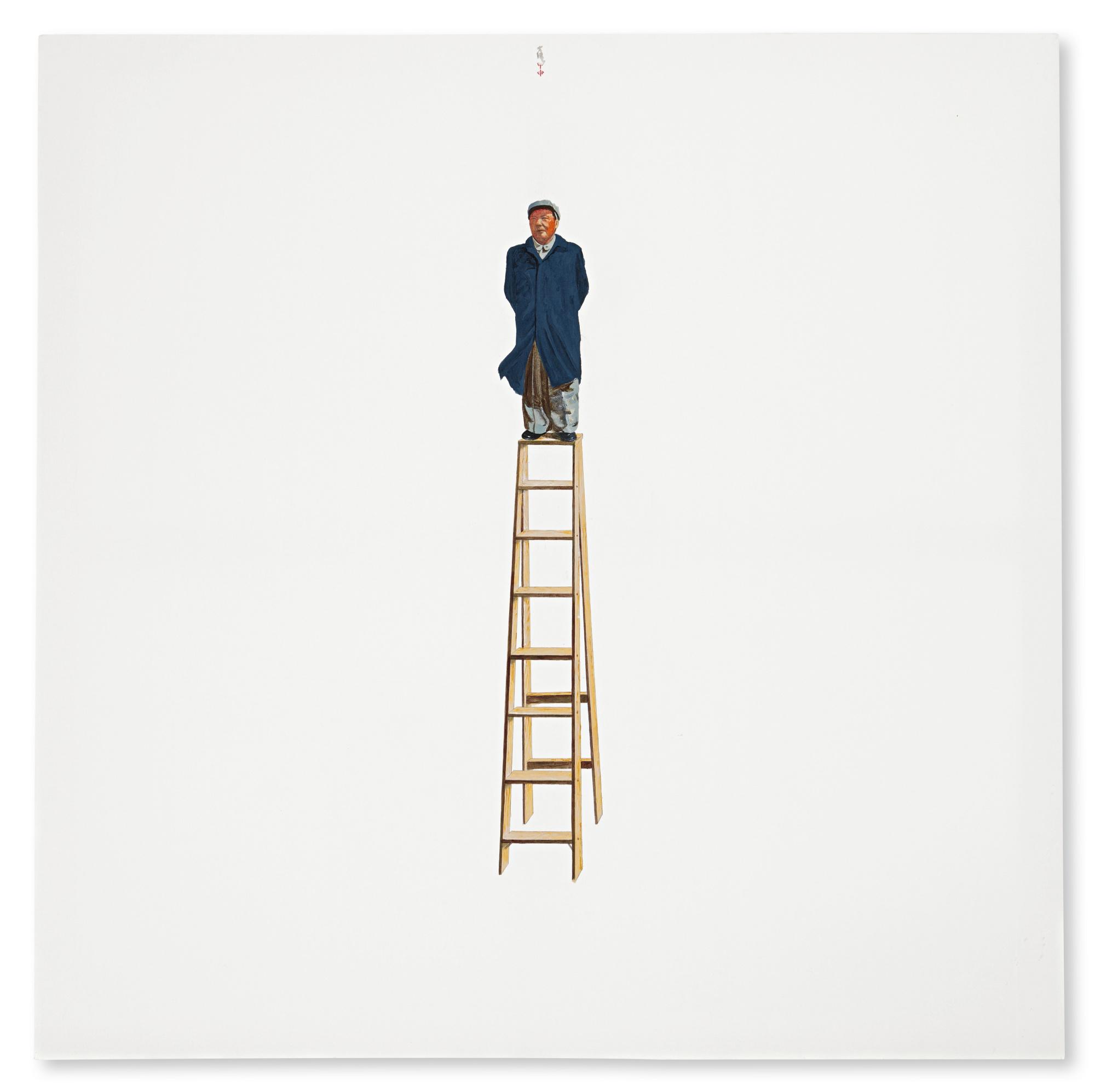 Ji Dachun - Chairman Mao On A Stepladder